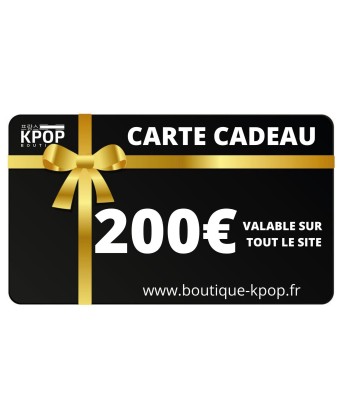 Carte Cadeau KPOP Amélioration de cerveau avec