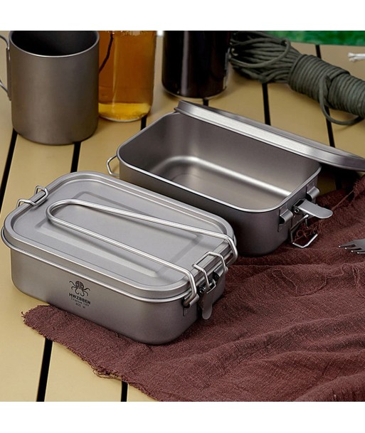 Camping Titanium Bento Box, Recipiente 800ml d'Europe débarque