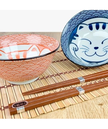 Caixa de 2 tigelas para gatos japoneses Livraison rapide