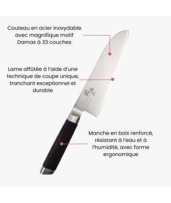 Faca Damasco Santoku l'achat 