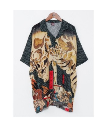 Estampa de camisa japonesa pas cher chine