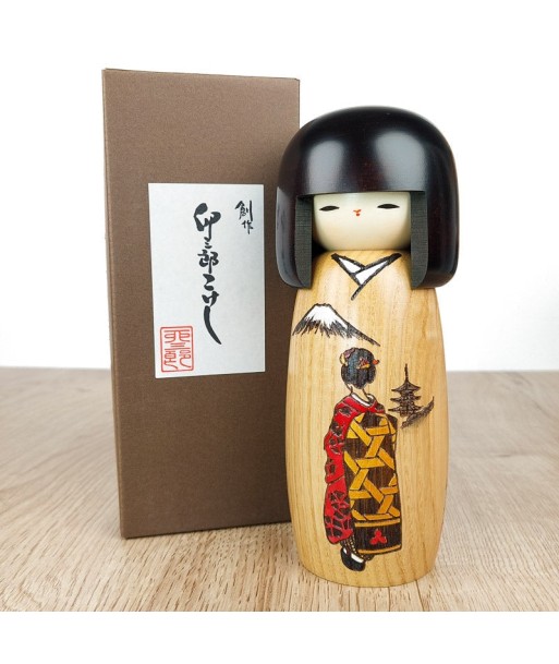 Boneca Gueixa Kokeshi votre