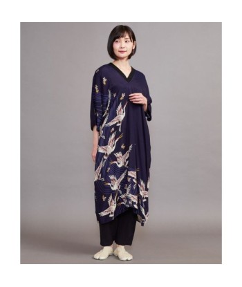 Vestido Guindaste Japonês brillant des détails fins