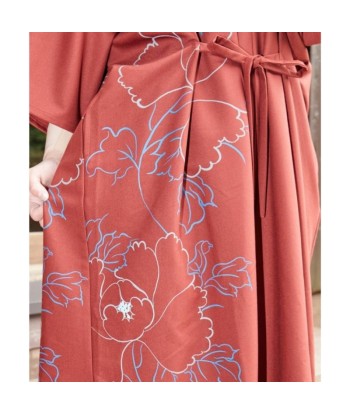 Vestido Japonês Vermelho français