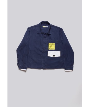 Cropped Worker Blue Jacket paiement sécurisé