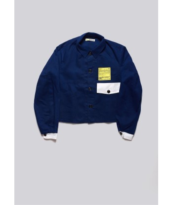 Cropped Worker Blue Jacket soldes