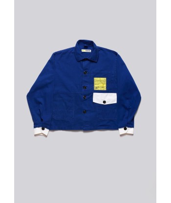 Cropped Worker Blue Jacket sur le site 