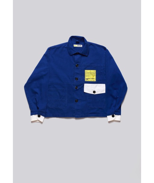 Cropped Worker Blue Jacket sur le site 