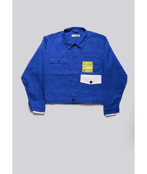 Cropped Worker Blue Jacket Le MVP de beaucoup