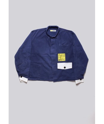 Cropped Worker Blue Jacket basket pas cher