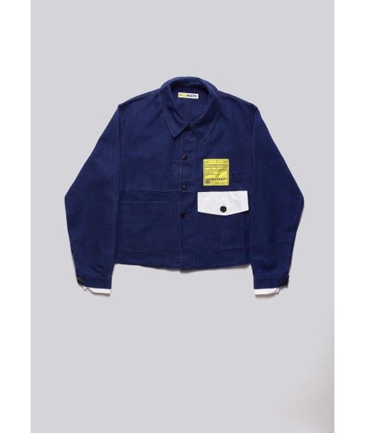 Cropped Worker Blue Jacket meilleur choix