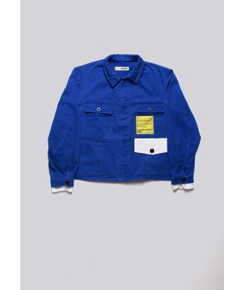 Cropped Worker Blue Jacket destockage