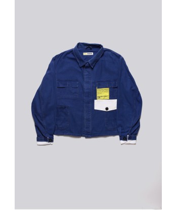 Cropped Worker Blue Jacket En savoir plus