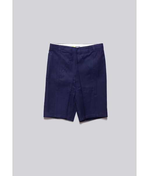 Worker Blue Front Pleat Shorts suggérées chez