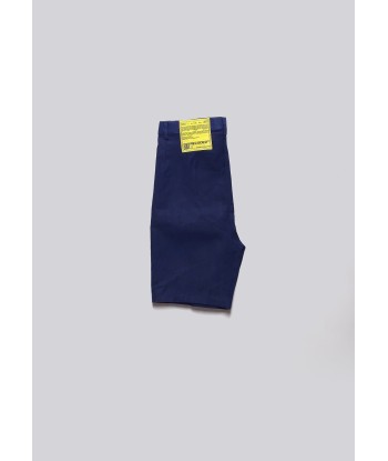 Worker Blue Front Pleat Shorts Livraison rapide