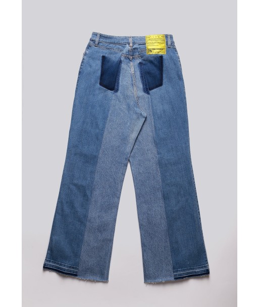 Large Biais Cut Split Denim Comparez plus de prix