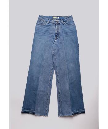 Large Biais Cut Split Denim Comparez plus de prix