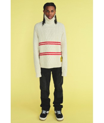 REVERSE CABLE TURTLENECK shop