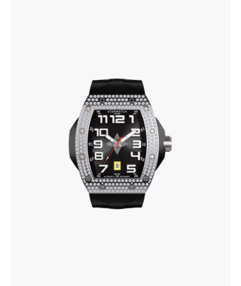 STARWATCH ALDEN I S1N, MOUVEMENT AUTOMATIQUE MONTRE DIAMANTS, FOND NOIR ET BRACELET NOIR outlet