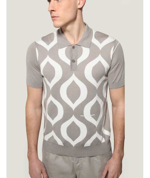 MEN_S POLO SHIRT IN JERSEY GREY Economisez 