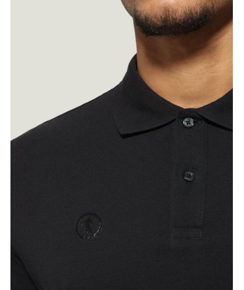 MEN_S POLO SHIRT WITH RAISED PRINT brillant des détails fins