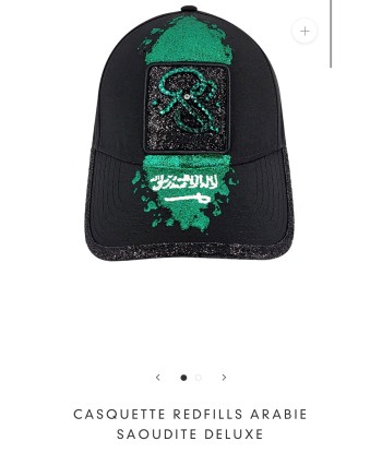 Casquette REDFILLS Arabie saoudite deluxe brillant des détails fins