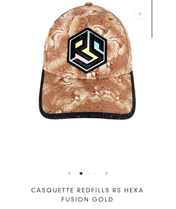 Casquette REDFILLS fusion gold pas cher