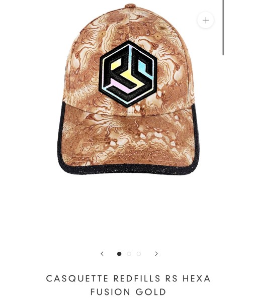 Casquette REDFILLS fusion gold pas cher