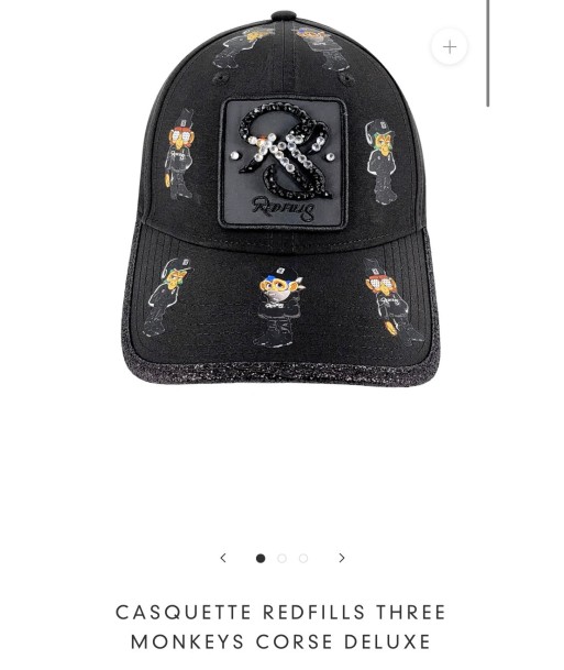 Casquette REDFILLS three monkeys corse basket pas cher