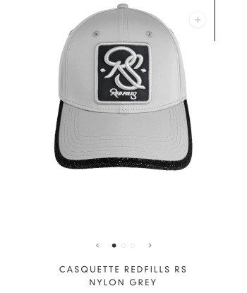 Casquette REDFILLS nylon grey 2024