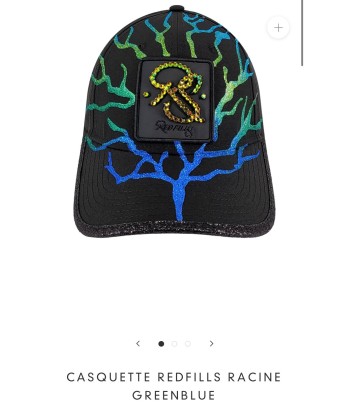 Casquette REDFILLS racine Greenblue s'inspire de l'anatomie humaine