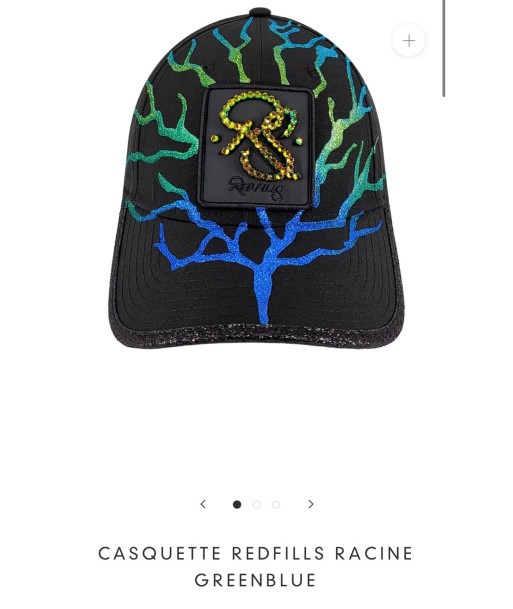 Casquette REDFILLS racine Greenblue s'inspire de l'anatomie humaine