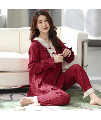 Pyjama Coréen Rouge Femme pas cher 